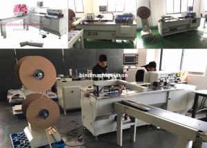Automatic twin ring binding machine with hole punching function PBW580