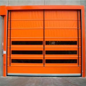 China Thermal Insulated Rapid Roller Shutter Doors High Speed Transparent PVC Curtain Fast wholesale