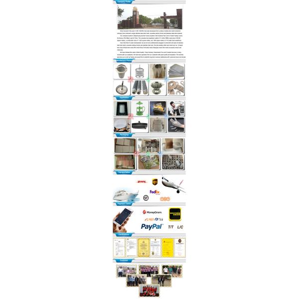 Durable Fine Stainless Steel Wire Mesh Filter Bags High Pressure Resistance Customized Dimension