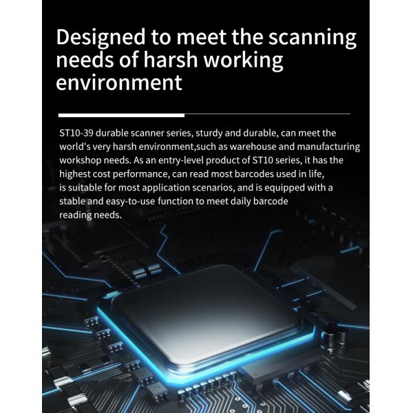 Top Sale Laser Barcode Scanner Barcode Reader Scanner for Industrial Private Mold Scanner