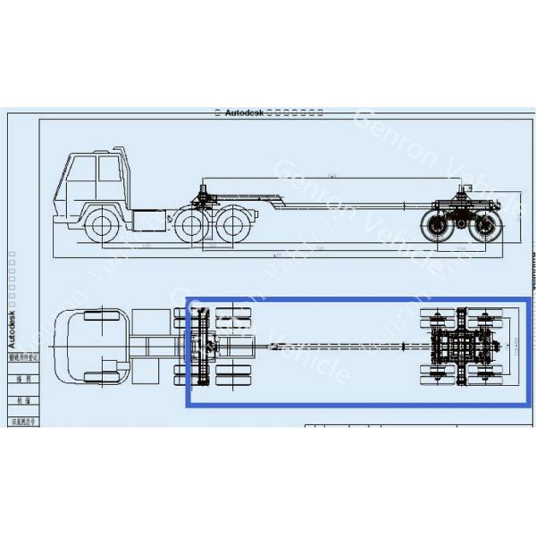 30 Tons Genron Wood Transport Forestry Trailer