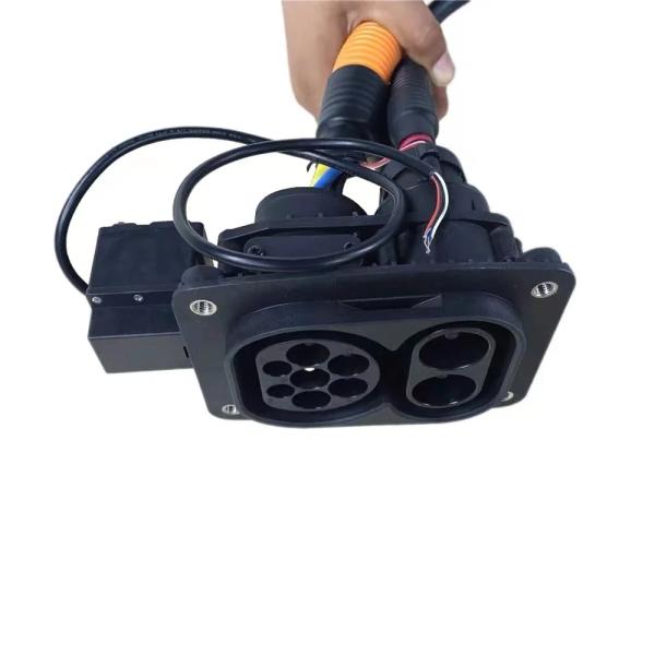 CCS2 Female Connector Combo 2 EV Socket CCS2 EV Inlet 80A/150A/200A/250A/300A EV Charging Socket for DC EV Station