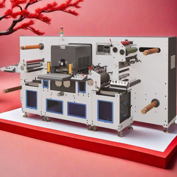 80m/Min High-Grade Full Automatic Flatbed Label Die Cutting Machine For Film And Label Paper Servo Motor Motion Control
