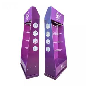 Custom Design Cardboard Display With Hooks For Phone Accessories