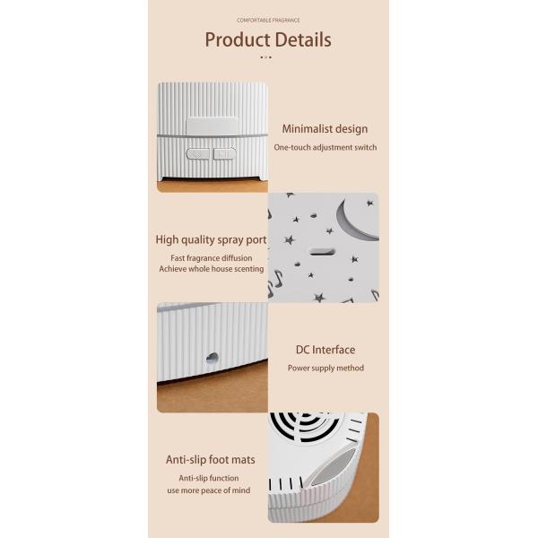 HOMEFISH Bluetooth Music LED Light Essential Oil Diffusers Aroma Diffuser Humidifier 500ML