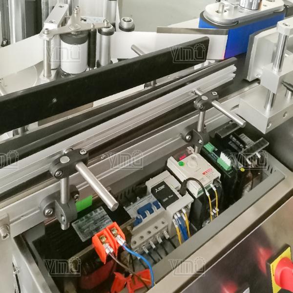 YM410 2024 Automatic Manufacturing Packaging Machine for Flat Top Side Sticker Labeling