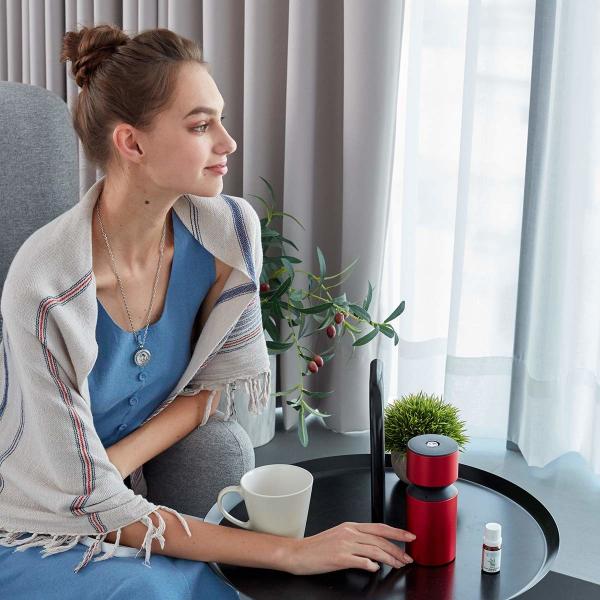 Waterless Auto Off Rechargeable Portable Car Scent Nebulizer