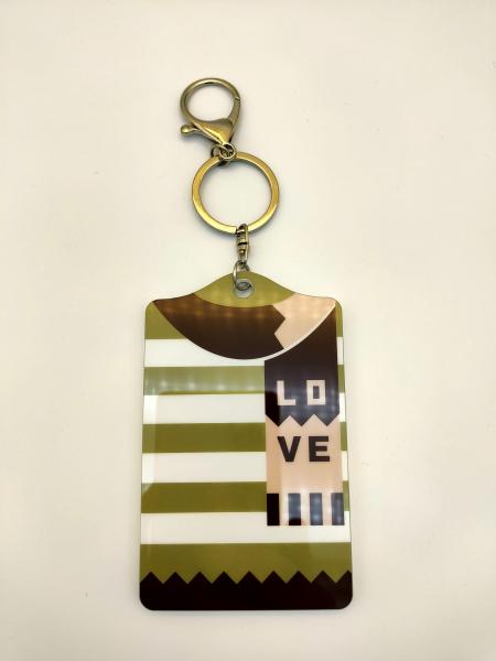 Quality Rectangle  Card Case With Key Holder Inkjet Printing Baggage Tag for sale