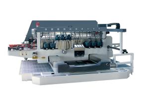 China 45 Angle Auto Double Glass Edging Machine With 2 Sets Servo Motors , high speed wholesale