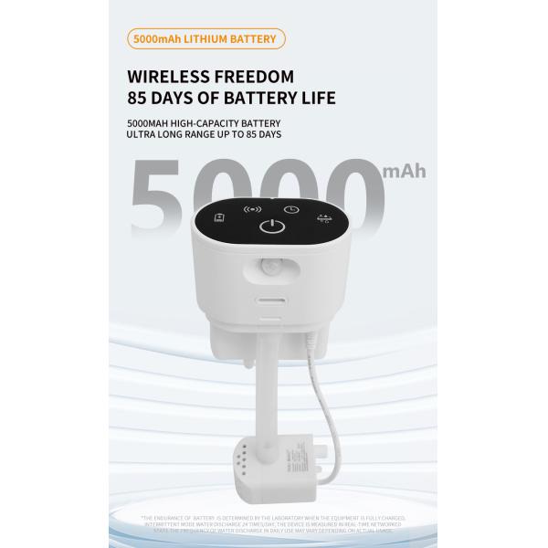 Pets Products Stainless Steel Cat Water Fountain With Water Level Window ABS Material