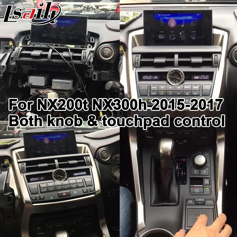Qualcomm base Android 13 8+128GB Lexus NX300 NX300h NX200t Carplay video interface
