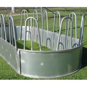 Galvanized Cow Headlock Custom Cattle Dairy Headlocks Farming Equipment Cattle