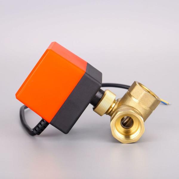 Factory Direct Brass Three-Way Electric Ball Valve Central Air Conditioning Fan Coil