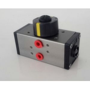 Silver Aluminum Alloy Rack and Pinion Pneumatic Actuator DA032