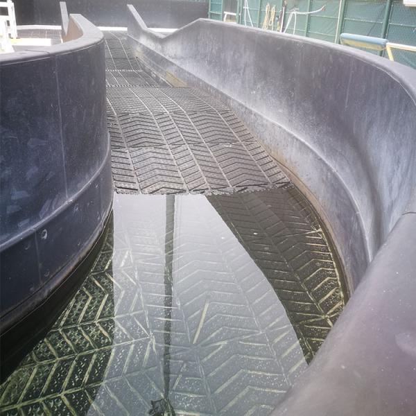 1000*500*25mm Or Customized Rubber Anti-Slip Mat Embedded With 5 Mm/4mm Steel Plate