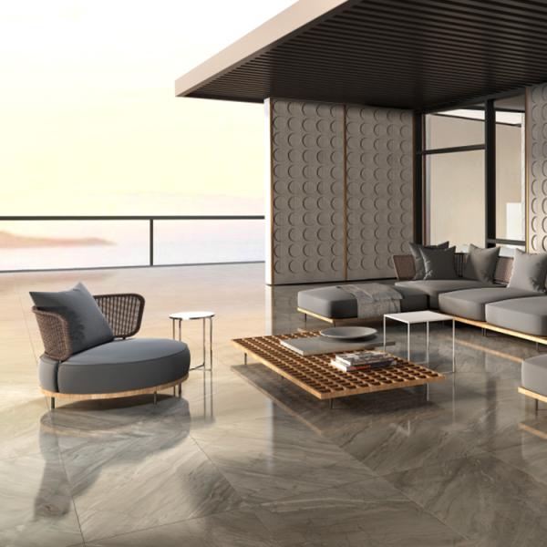 Commercial Restaurant Floor Tiles Full Body Porcelain in Different Types of Granite