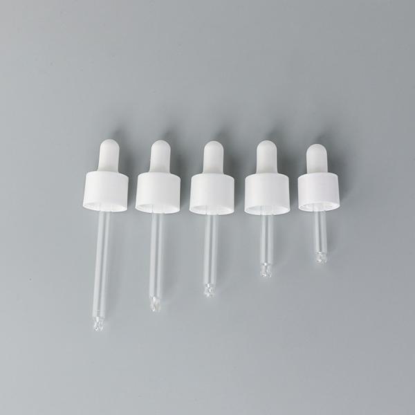 MSDS 30ml Serum Dropper Bottles With Plastic Pipe Tube Customized Color