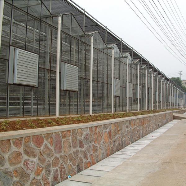 Advanced Glass Greenhouse For Optimal Light Transmission And Heat Preservation
