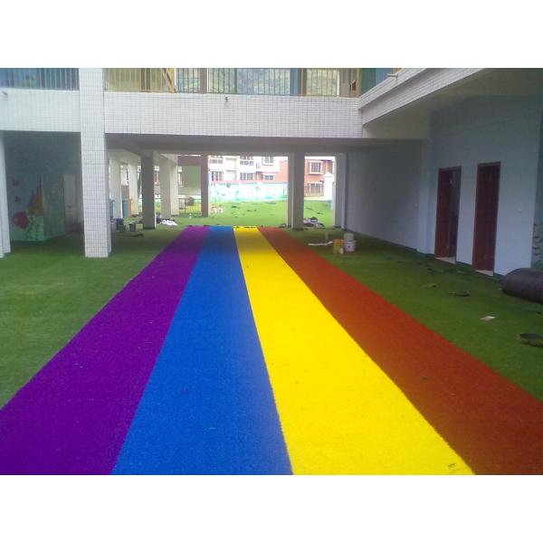 Children Play Ground Laying Synthetic Turf Ground Cover Soft Non Toxic
