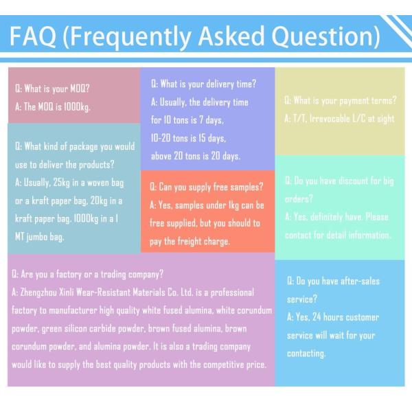 30 Mesh Brown Fused Alumina Grain Abrasive Sandblasting Materials