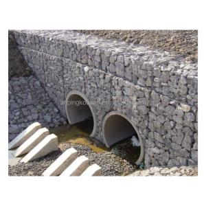 China 1x1x2 and 2x1x1 Sizes Welded Wire Mesh Gabion Retaining Wall Cage for Ocean Protection wholesale