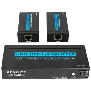 Full HD 2 Way Over Single Cat6 HDMI Splitter Extender