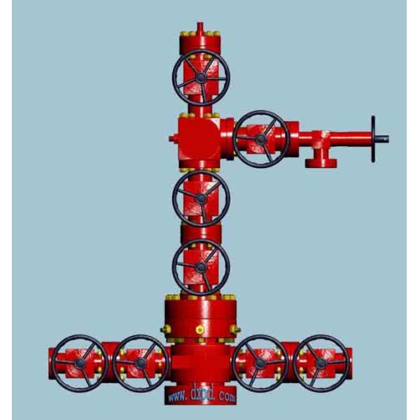 Oilfield API 6A 2-9/16" 10000psi PSL1 & PR1 X-Mas Tree , Wellhead Chrismas Tree for Oil Drilling