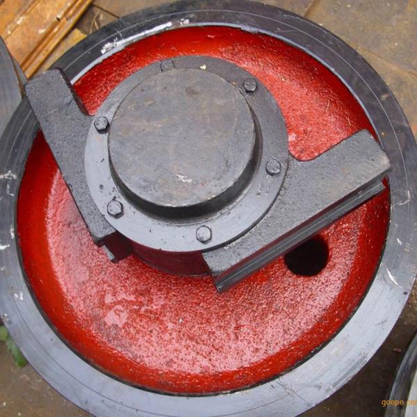Quality Custom Size Port Crane Trolley Wheels , Bridge Crane Wheels On End Beam for sale