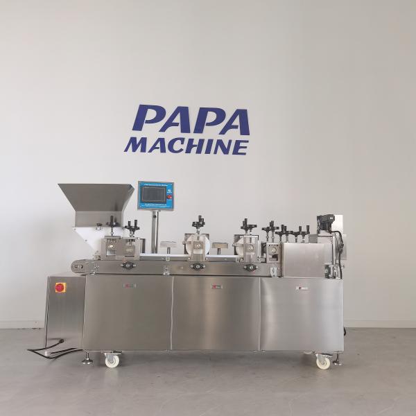 Papa 304 Stainless Steel Cereal Bar Sheeting Line With Small Footprint Size