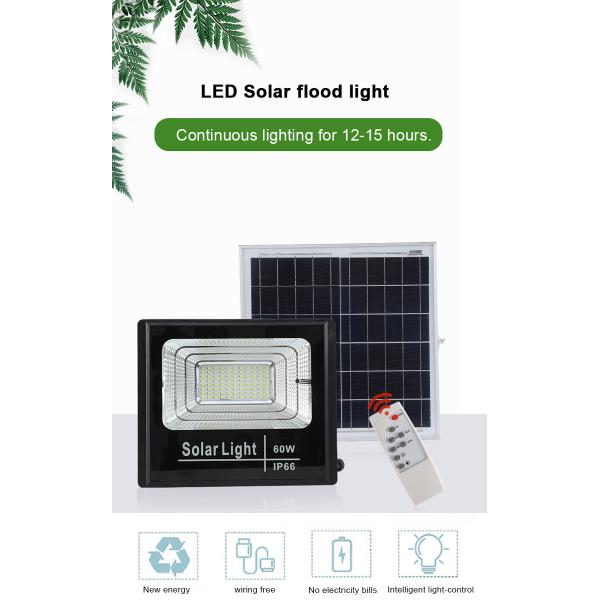 300 Watt IP65 Solar Powered Led Flood Light Outdoor Die-Cast Aluminum Housing