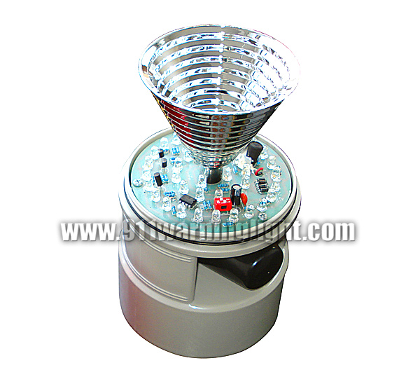 TBD-S125D LED beacon with 10W siren speaker, 4 flash pattern warning beacon