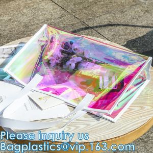 Female Holographic Transparent Handbags Women Beach Bag Sac Hologram Laser Clear