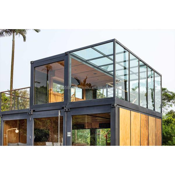 Portable Shipping Modular Prefab Folding Living Homes Storage Expandable Container House with Customized Color and 3D Model