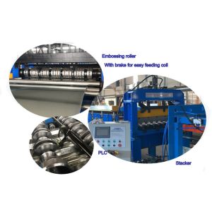 Metal Rolling Delta Floor Decking Forming Machine Gi