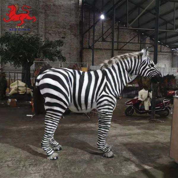 Quality Manual Control Realistic Animatronic Zebra Customized Available for sale