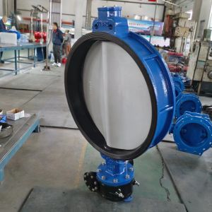 Buy cheap Ductile Iron Wafer Butterfly Valve DN300-DN1200 for High-Flow Media Control from wholesalers