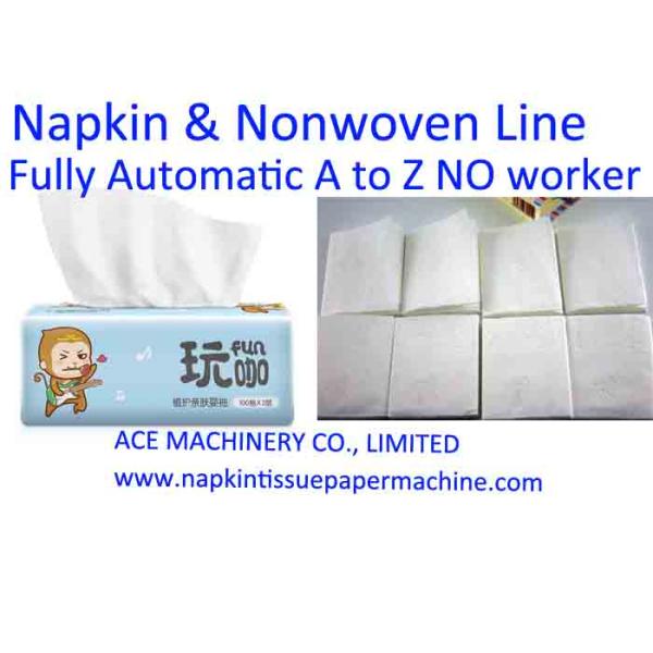 Auto Transfer Fully Automatic Napkin Production Line