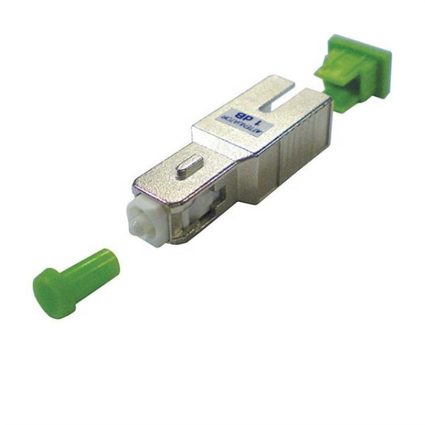 Sc APC Male to Female Singlemode Metal Fiber Optic Attenuator 3dB, 5dB, 10dB Optional for FTTH Communication