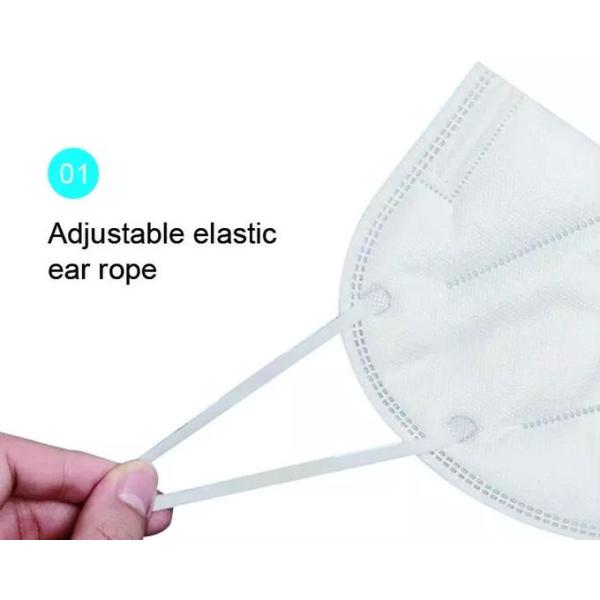 Anti Pollution KN95 Face Mask Outdoor Cycling Use Foldable 3D Design