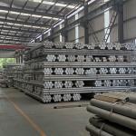 Tempered Aluminum Solar Panel Frame Mounting Angle Extruded Section Lightweight