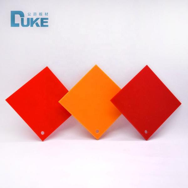 ROHS Advertising Acrylic Sign Board Sheet UV Protection 2.8mm 3mm