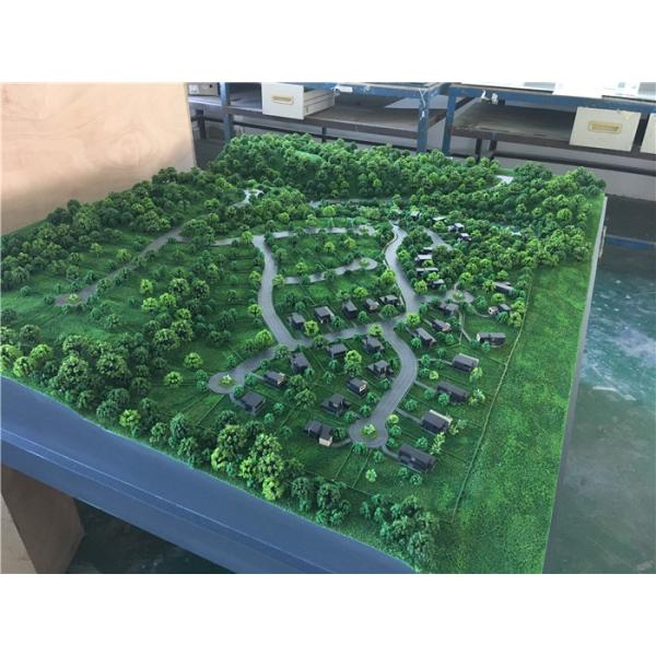 1.4x1.2m Trees Model Making Materials For Architectural Tourist Mountain , Display Working Maquette