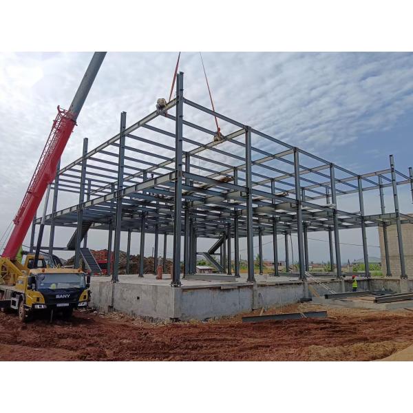 Prefab Multi Storey Building Construction Large Span Steel Structure Workshop Warehouse