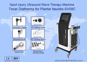 China 80mm Handle Combines 6 Bar Shockwave Ultrasound Machine For Plantar Slimming wholesale
