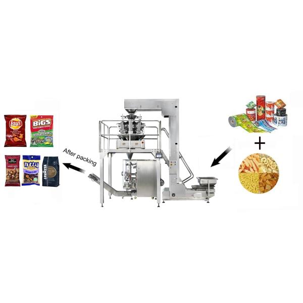Automatic Four Sealing VFFS Packing Machine for Chocolate Dry Food