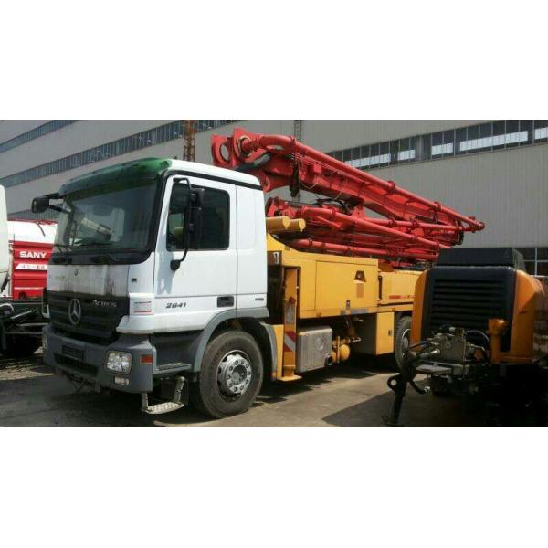 6 X 4 Driving Type Used Concrete Pump Truck Mounted Concrete Boom Pump