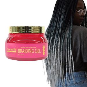 Oem Factory Supply Conditioning Gel Shine And Jam Hair Wax Gel Strong Hold Braid Edge Control Gel Hair Styling Wax