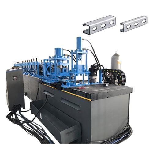 Quality Fast And Precise Production With C Strut Channel Roll Forming Machine For Solar Mounting for sale
