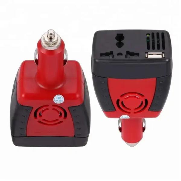 Quality USB Car Power Inverter 75W Car Power Inverter Adapter Usb Charger Solar Power Car Battery Charger And Inverter for sale