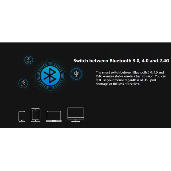 Bluetooth Mechanical Gaming Keyboard , White Gaming Keyboard With Portable Design